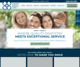 Corbinfamilydentalcare.com(Dentist Corbin) Screenshot