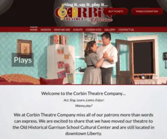 Corbintheatre.org(The Corbin Theatre) Screenshot