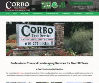 Corbotree.com(Corbo Tree & Landscaping Service) Screenshot