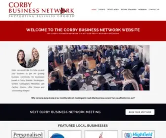 Corbybusinessnetwork.co.uk(Corby Business Network) Screenshot