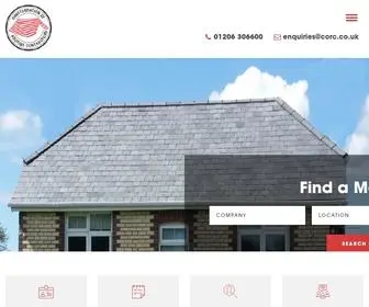 Corc.co.uk(Confederation of Roofing Contractors) Screenshot