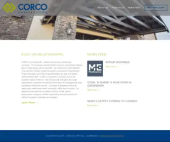 Corcoconstruction.com(Corco Construction) Screenshot