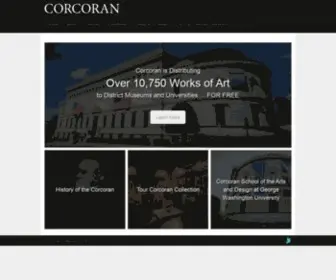 Corcoran.org(Home) Screenshot