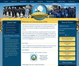 Corcoranunified.com(Corcoran Unified School District) Screenshot