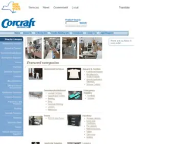 Corcraft.org(Top Category Page) Screenshot