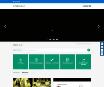 Corcumvi.gov.co(Corcumvi) Screenshot
