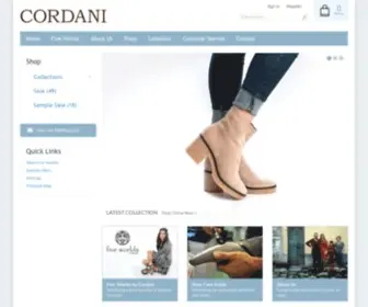 Cordani.com(Cordani) Screenshot