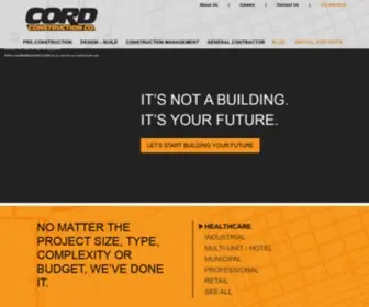 Cordconstruction.com(Cord Construction) Screenshot