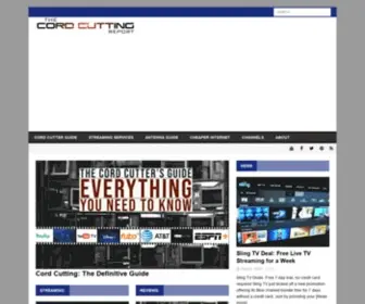 Cordcuttingreport.com(Cord Cutting Report) Screenshot