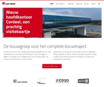 Cordeel.eu(Cordeel Group NV) Screenshot
