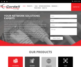 Cordell.com(Network Solution Experts) Screenshot