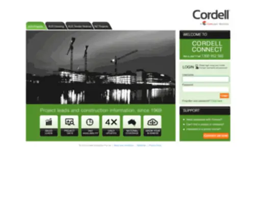 Cordellconnect.com.au(Cordell Connect) Screenshot