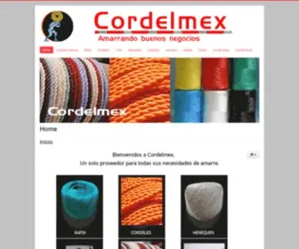 Cordelmex.mx(Henequén) Screenshot