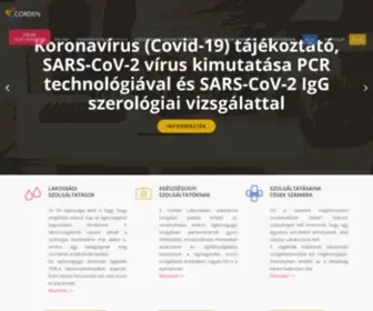 Corden.hu(LABORDIAGNOSZTIKA) Screenshot