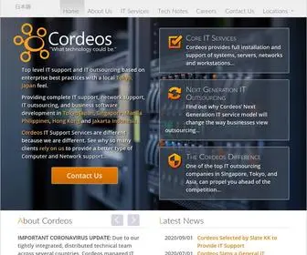 Cordeos.co.jp(Leading IT Support) Screenshot