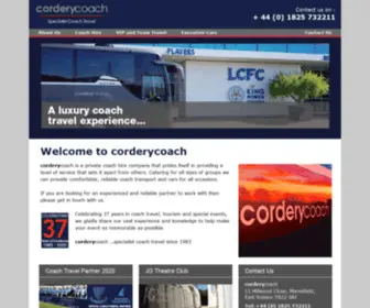 Corderycoach.co.uk(Cordery Coach) Screenshot