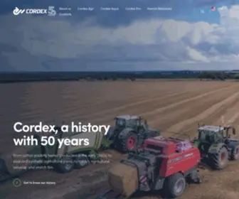 Cordex.com(Cordex > Home) Screenshot