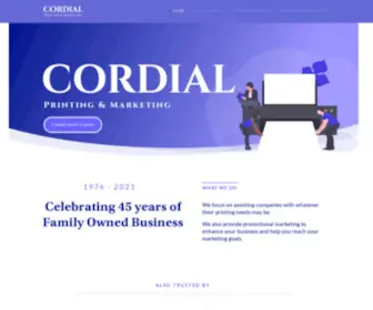 Cordialdistributors.com(Cordial Distributors) Screenshot