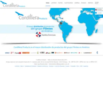 Cordilleraproducts.com.do(Cordillera Products) Screenshot