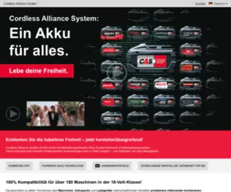 Cordless-Alliance-SYstem.de(The Cordless alliance for your brands) Screenshot