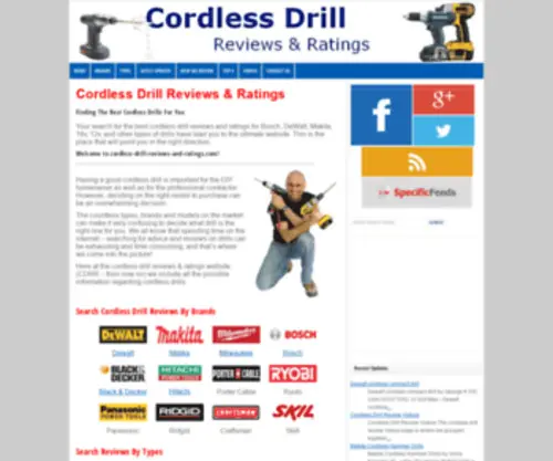 Cordless-Drill-Reviews-AND-Ratings.com(Cordless Drill Reviews And Ratings) Screenshot