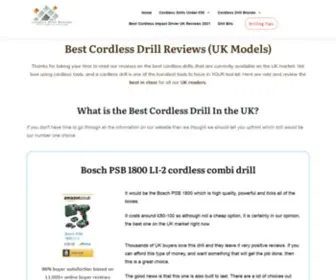 Cordlessdrillreviews.co.uk(Cordless Drill UK Reviews) Screenshot