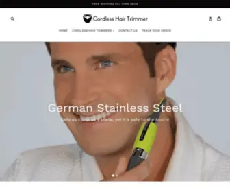 Cordlesshairtrimmer.com(Create an Ecommerce Website and Sell Online) Screenshot