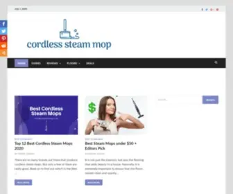 Cordlesssteammop.com(This site) Screenshot