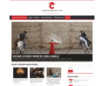 Cordobaflamenca.com(Córdoba Flamenca) Screenshot