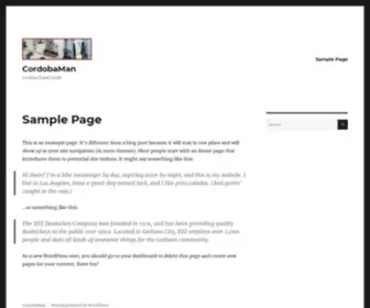 Cordobaman.com(Cordoba Travel Guide) Screenshot