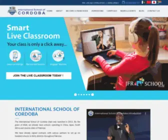 Cordobaschools.com(International school of Cordoba) Screenshot