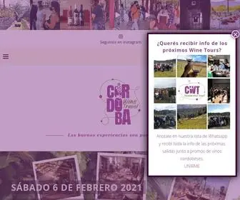 Cordobawinetravel.com.ar(Córdoba Wine Travel) Screenshot