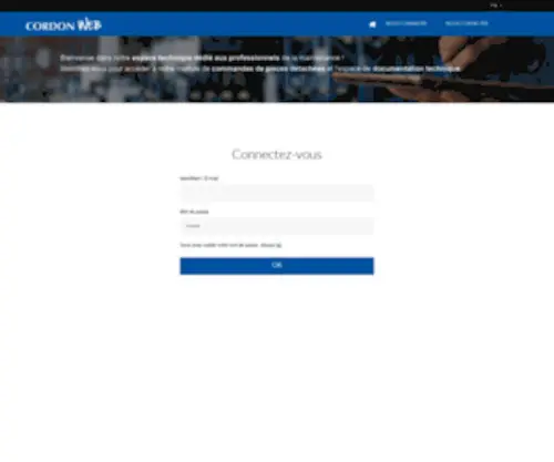 Cordonweb.com(Machine à café) Screenshot