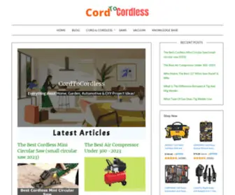 Cordtocordless.com(Cordtocordless) Screenshot