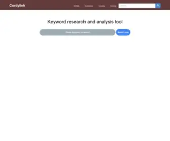 Cordylink.com(Keywords on Searching) Screenshot
