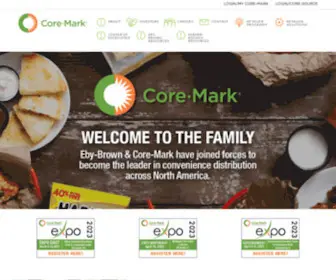 Core-Mark.com(Coremark) Screenshot