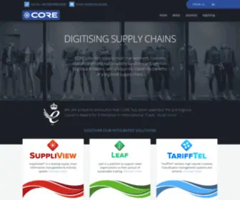 Core-UK.com(Digitising Supply Chains) Screenshot