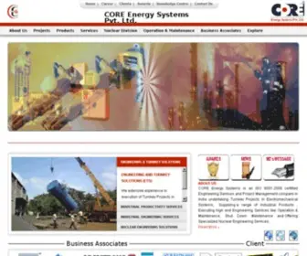 Core.co.in(CORE Energy Systems Ltd) Screenshot