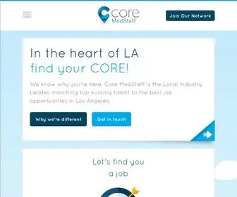 Core.la(Nurse Staffing in LA) Screenshot