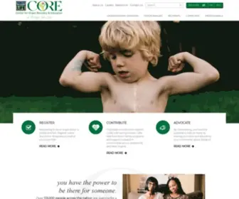 Core.org(Center for Organ Recovery & Education) Screenshot