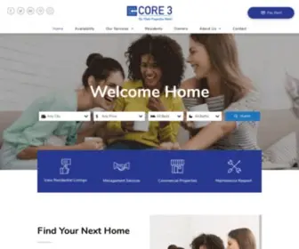 Core3PM.com(Apartments and Homes for Rent in Bloomington) Screenshot