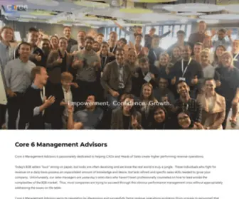 Core6Advisors.com(Core 6 Management Advisors) Screenshot