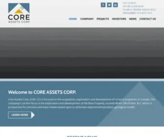 Coreassetscorp.com(Core Assets Corp) Screenshot