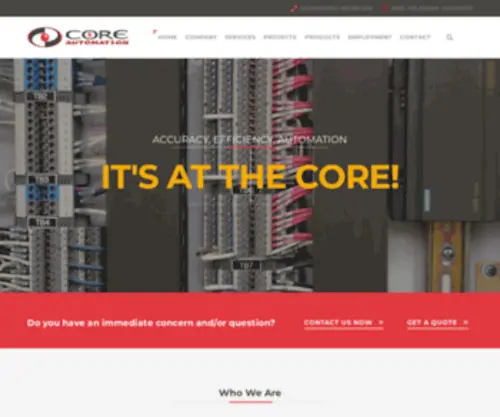 Coreautomation.com(Accuracy, Efficiency, Automation) Screenshot