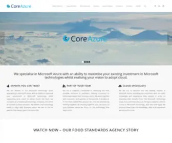 Coreazure.com(Home) Screenshot
