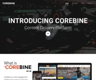 Corebine.com(Audience Engagement Platform) Screenshot