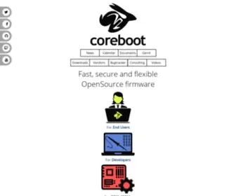 Coreboot.org(Coreboot) Screenshot