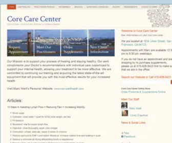 Corecarecenter.com(Core Care Center) Screenshot