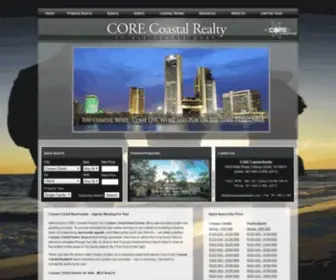 Corecoastalrealty.com(Core coastal realty) Screenshot