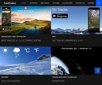 Corecoders.com(Ski and Sports Tracking Apps) Screenshot